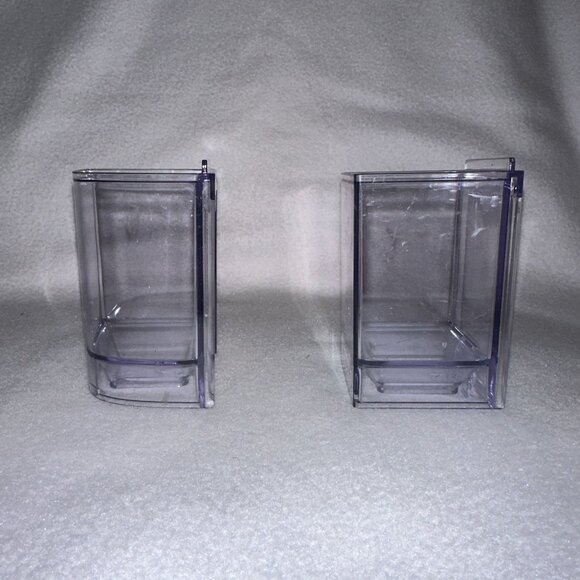 Cuisinart ICE-48 Set of 2 Topping Containers Clear Gray Replacement Parts - Picture 5 of 7